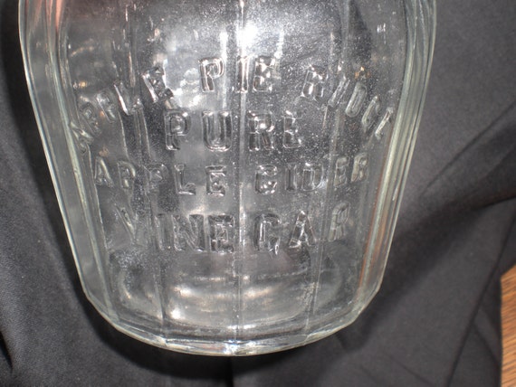 Download Vintage Apple Pie Ridge Rure Cider Vinegar Bottle Clear