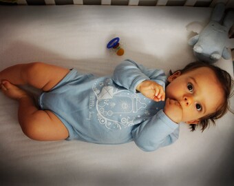 Organic - Body Little Boy Blue - Body coton bio garçon