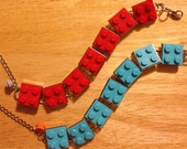 Tiled Lego bricks adjustable Bracelet