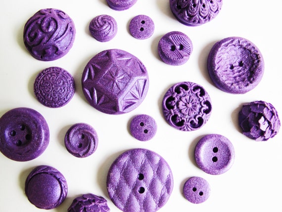 25 Lavender Chocolate Buttons: The Violet Electric Il_570xn