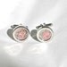 The Pink Panther Cufflinks cuff links 80s eighties retro cartoon cartoons saturday morning tv show upcycled reclaimed comics