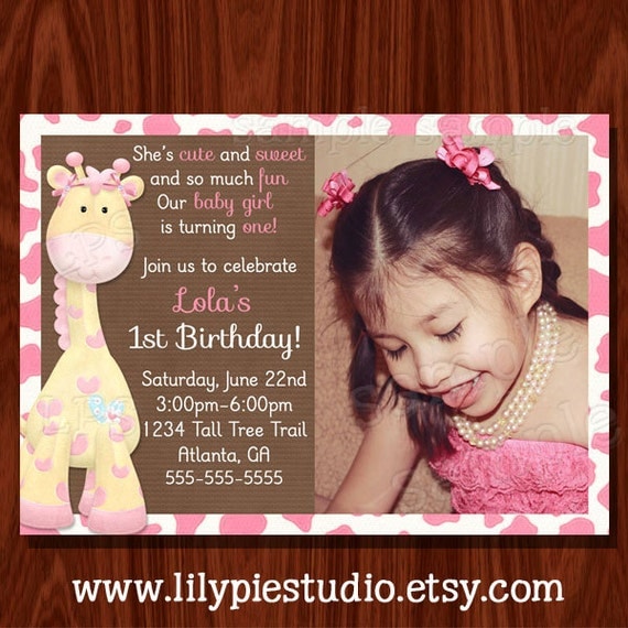 Giraffe Invitation Il_570xn