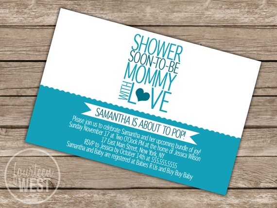 ON SALE! Word Jumble Baby Shower Invitation (Printable Digital File) Il_570xn