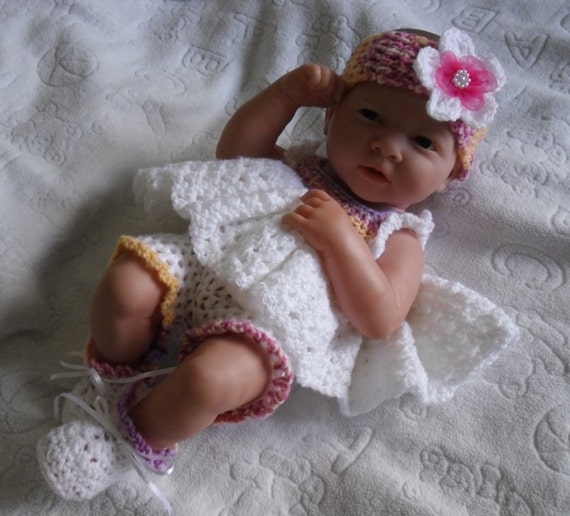 etsy dress pattern crochet petitedolls for newborn pattern inch 14 Crochet Berenguer la by