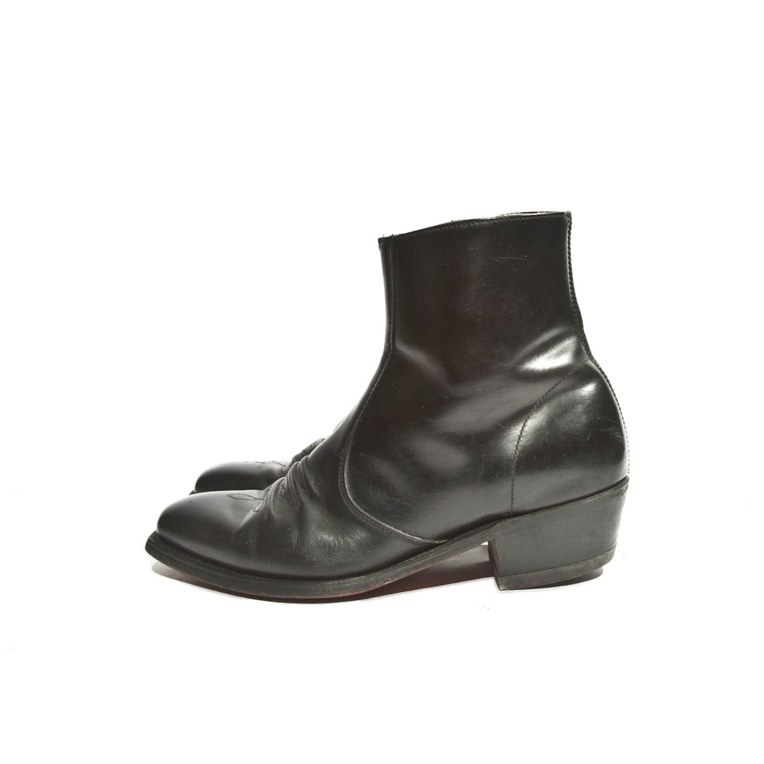 mens ankle boots with zipper
