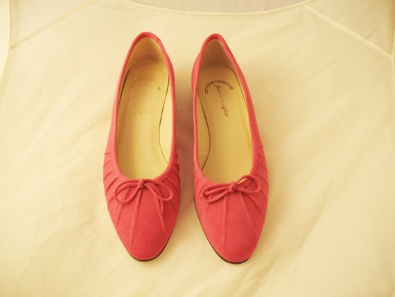 hot pink ballet flats