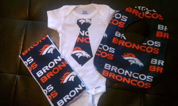 Boutique Broncos Baby Gift Set