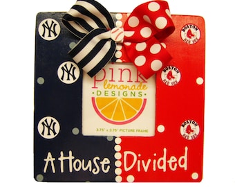 A House Divided Picture Frame Custom for ANY teams