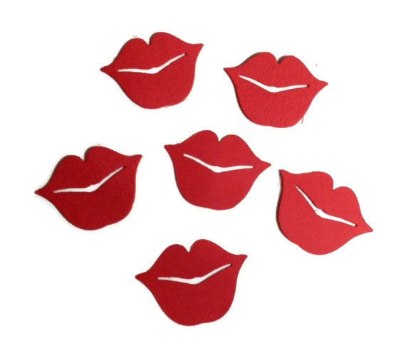 Lipstick lips punch/die cut choose your by TheCraftingPlace