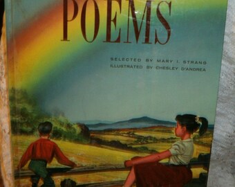 A Maxton Book About Favorite Poems selected by Mary I Strang Vintage Book