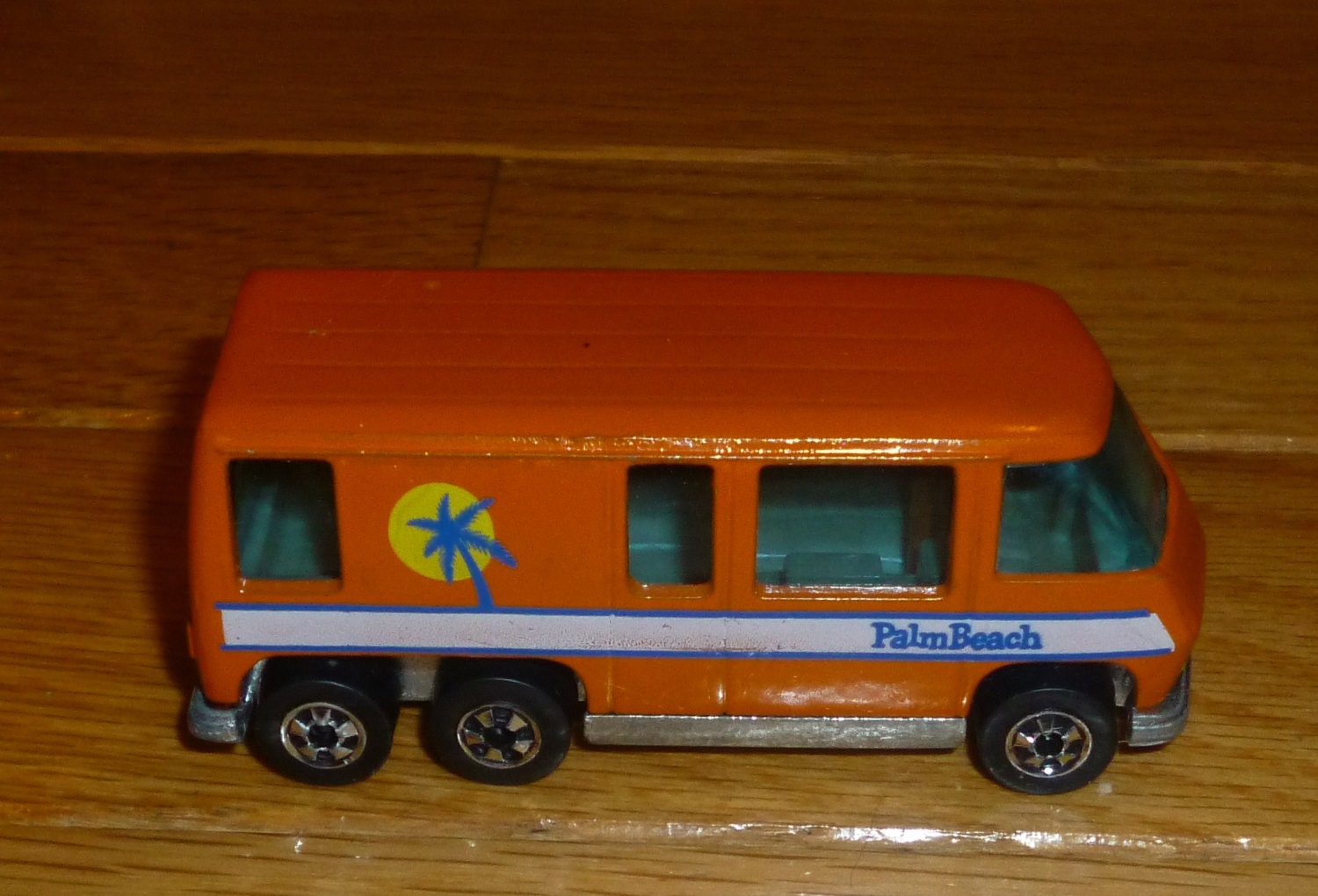 Hot Wheels Orange GMC Motorhome Vintage 1976 by estatequeenbee