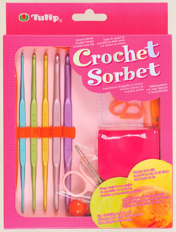 Tulip Sorbet Double Pointed Crochet Hook Set