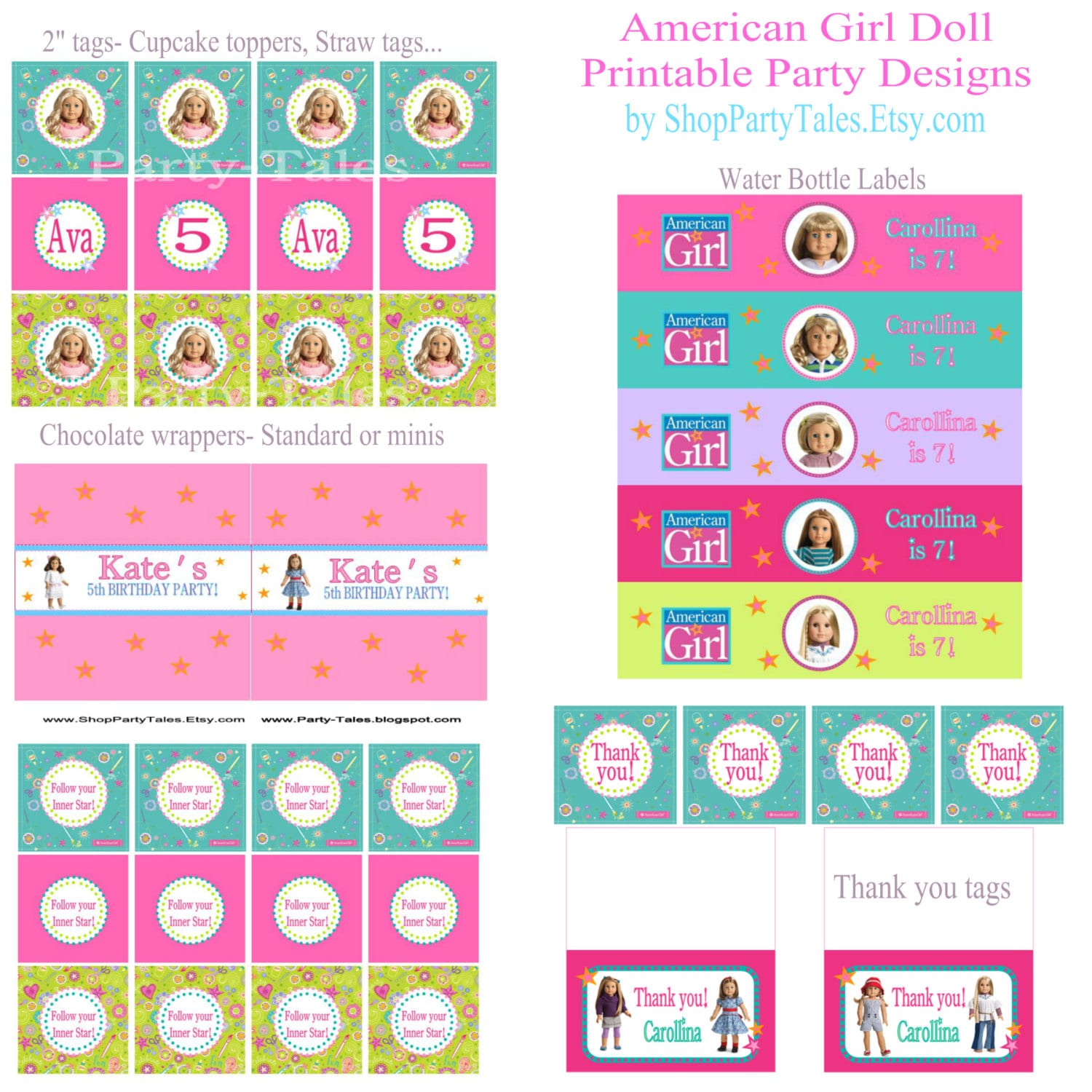 american-girl-doll-crafts-printable-birthday-party-by-icandyevents