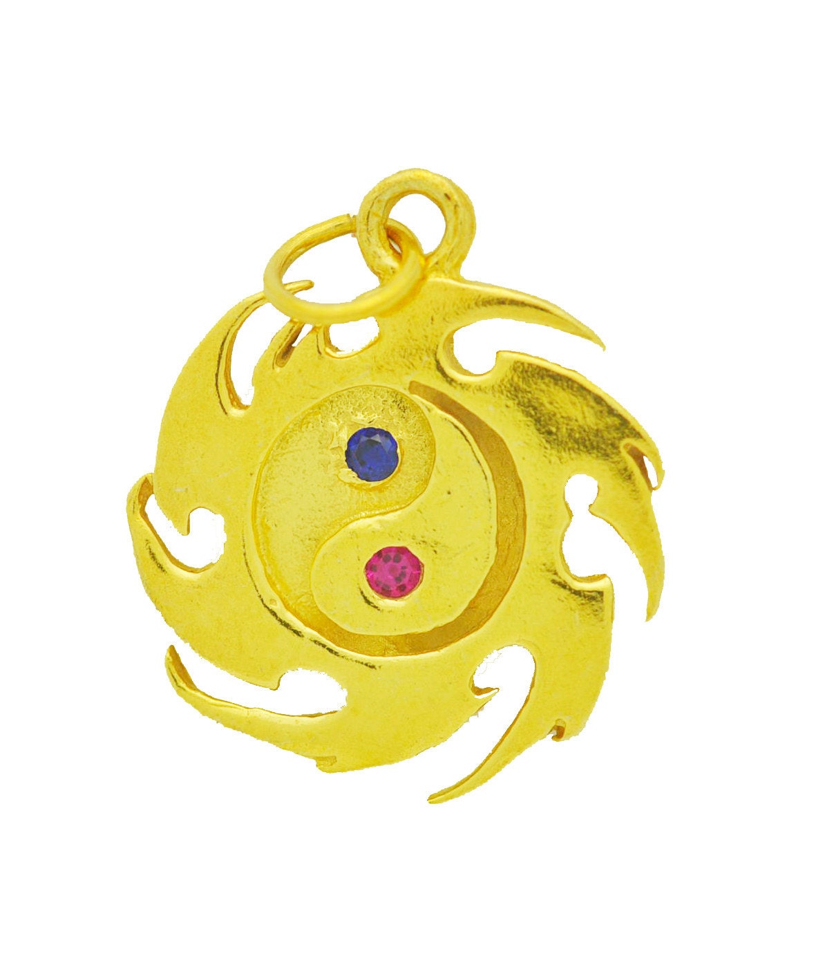 and symbols like yang yin Taijitu Sapphire Item Yang Ruby, Charm, Ruby Find, Taijitu Symbollike,