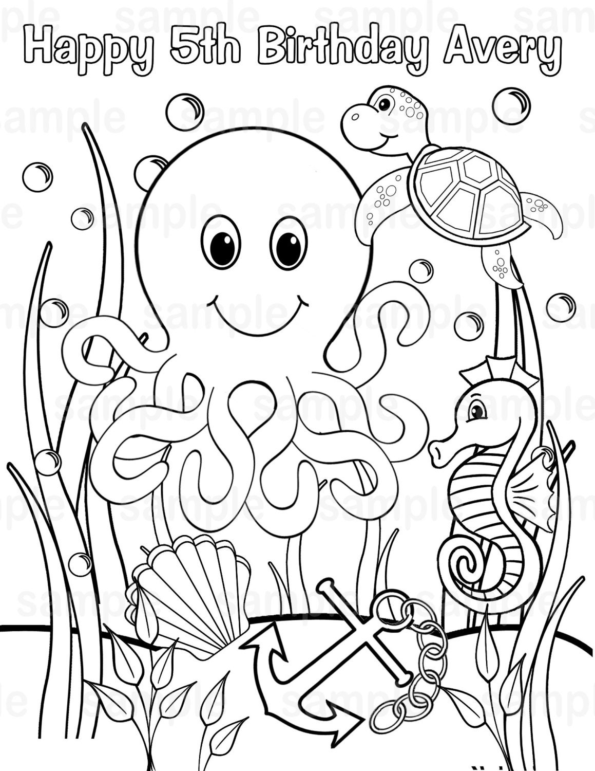 ocean animals coloring pages kindergarten snow - photo #32