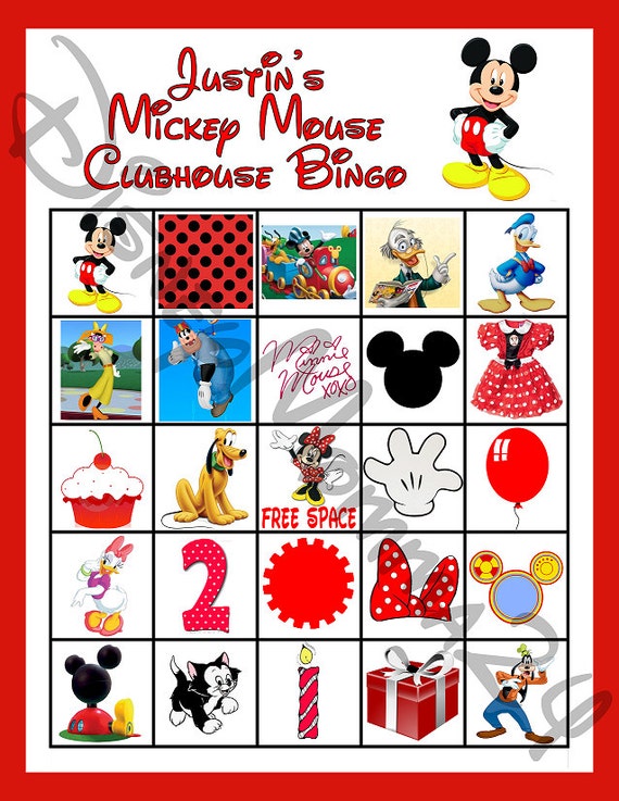 Bingo Disney gratis - Imagui