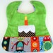 Custom Appliqued Robot Bib, Baby's 1st Birthday Boy bib, Baby boy shower, Robot, 1st Birthday gift, Boys First Birthday