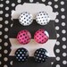 Polka Dot Earring Posts / Studs