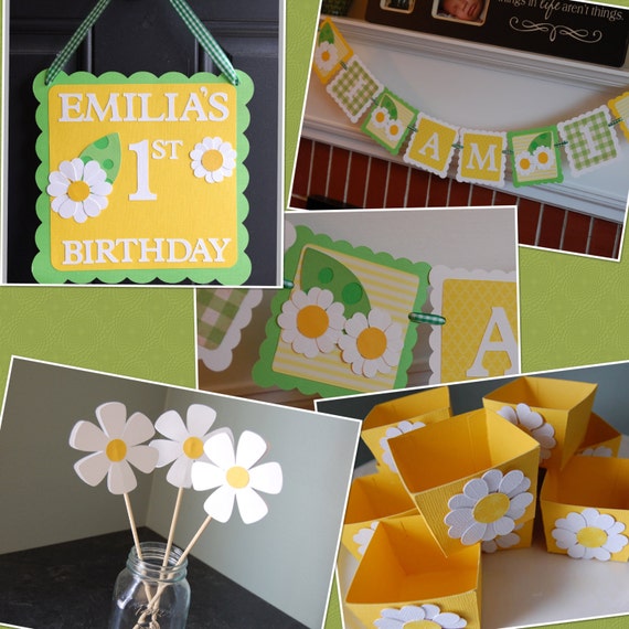 Daisy Birthday Package Daisy Birthday Party Daisy Theme