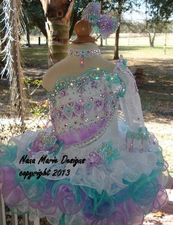 Items Similar To National Glitz Pageant Dress Custom Order By Nana Marie Designs On Etsy 4302