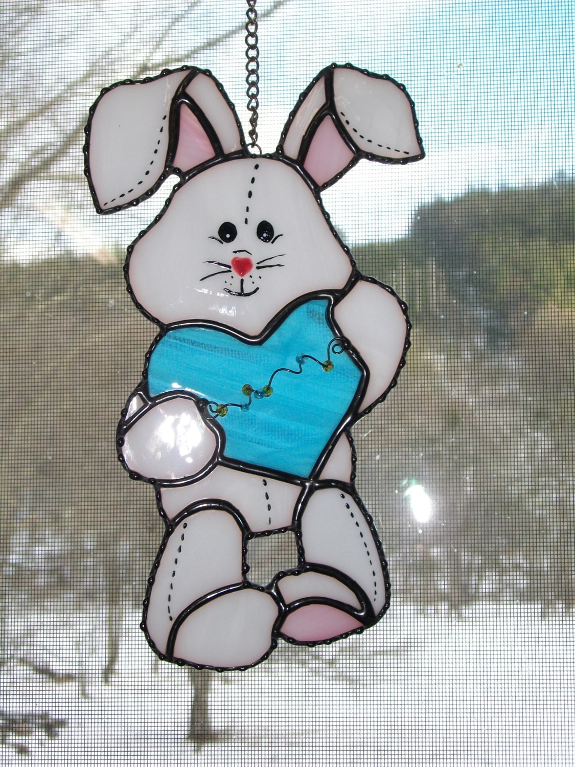 Stained Glass Bunny