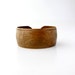 Art Deco Bracelet . Chicago Worlds Fair 1933 . Darkened Brass .