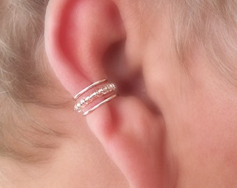 Ear Cuff Princess Beaded Cartilage Cuff Choice