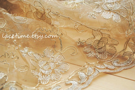 gold colour lace styles
