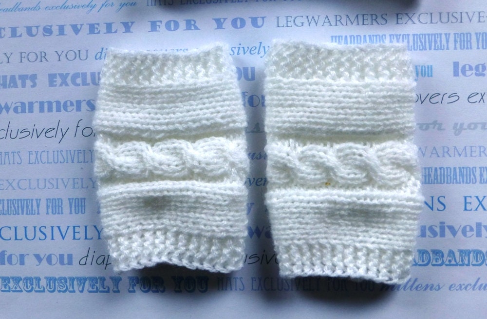 Knit Cable Leg Warmers Baby boy Leg warmers Newborn Leg