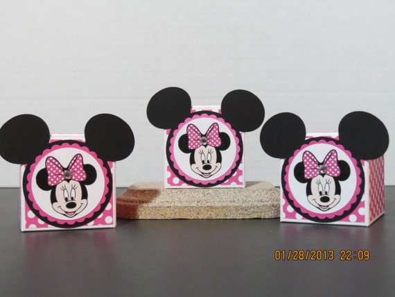 Minnie Mouse Treat/Favor Boxes