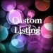 CUSTOM LISTING - Swarovski Crystal - Black & Ivory Lace Platforms - Size 7 - FREE Shipping