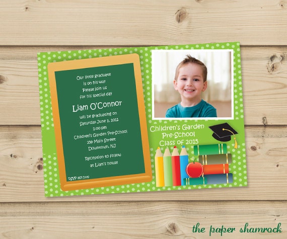 Elementary Graduation Invitations 4