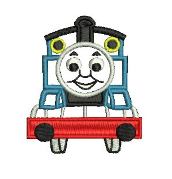 Thomas Applique Embroidery Design Thomas the by MyIttyBittyDesigns