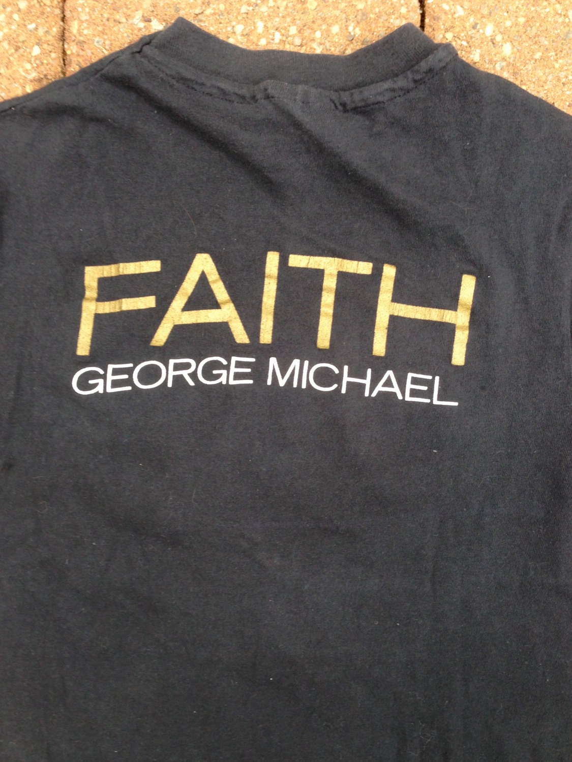 vintage GEORGE MICHAEL Faith Tour Shirt 1989