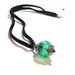 Murano Glass Velvet Necklace, Blown Glass Necklace, Green Necklace, Venetian Jewelry, Pendant Necklace