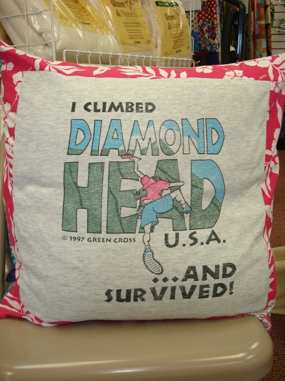 Items similar to Custom TShirt Pillow Cover Memory Pillow Cover