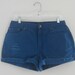 High Wasted Shorts Teal Shorts High Waisted Shorts Cutoff Jean Shorts Highwaisted Shorts Frayed Shorts Denim Cutoffs Upcycled Shorts Cut Off