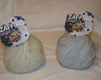 FREE SHIPPING - Adriafil Zaffiro cotton superkid mohair blend Italian made yarn - only 4.99 USD per ball