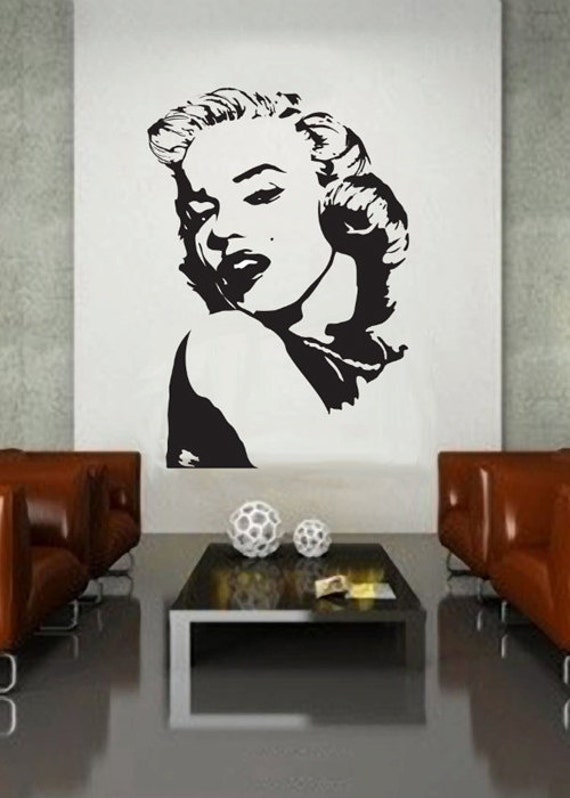 Marilyn Monroe Design 3 Decal Vinyl Wall Sticker 