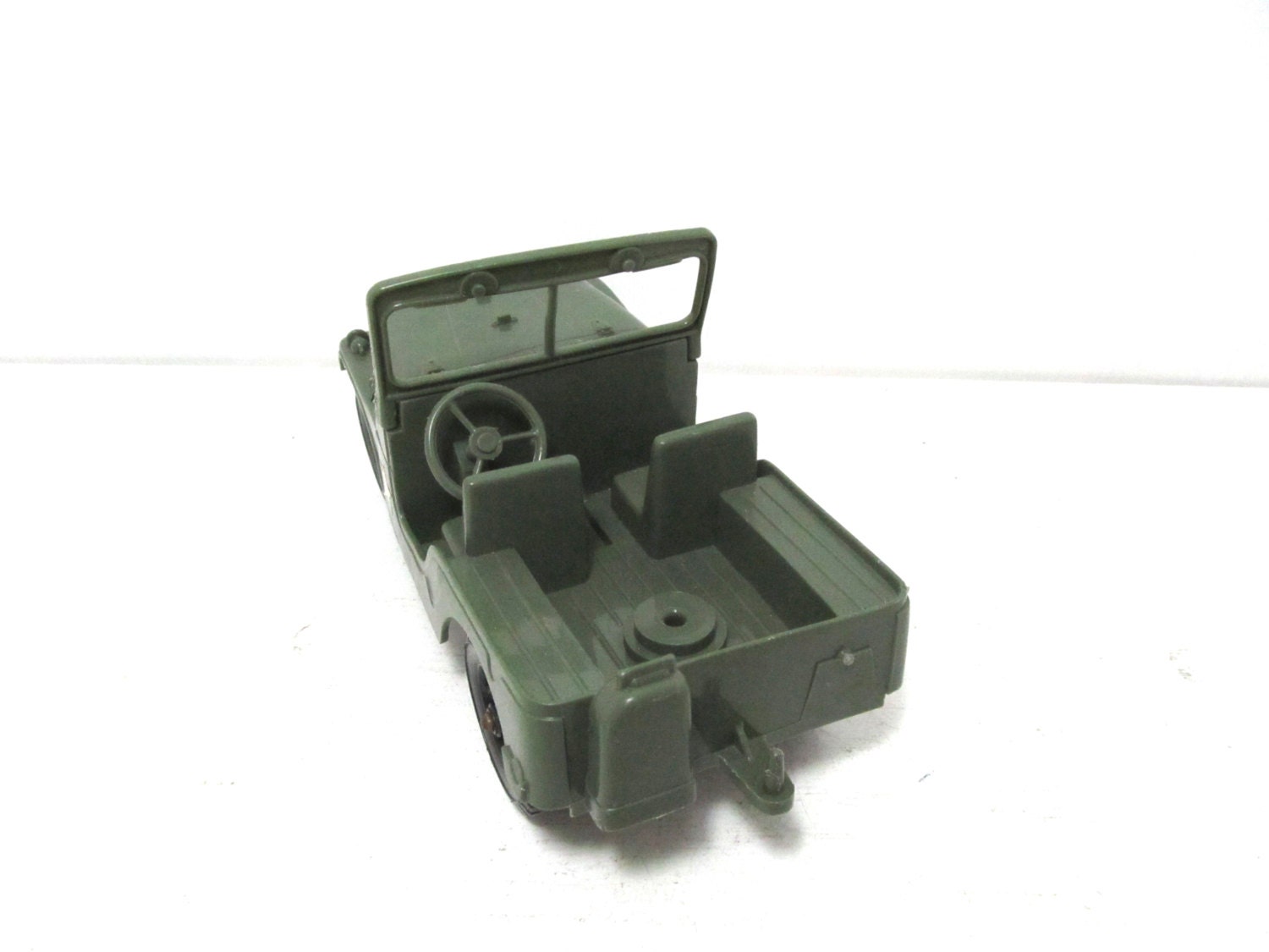vintage toy army jeep