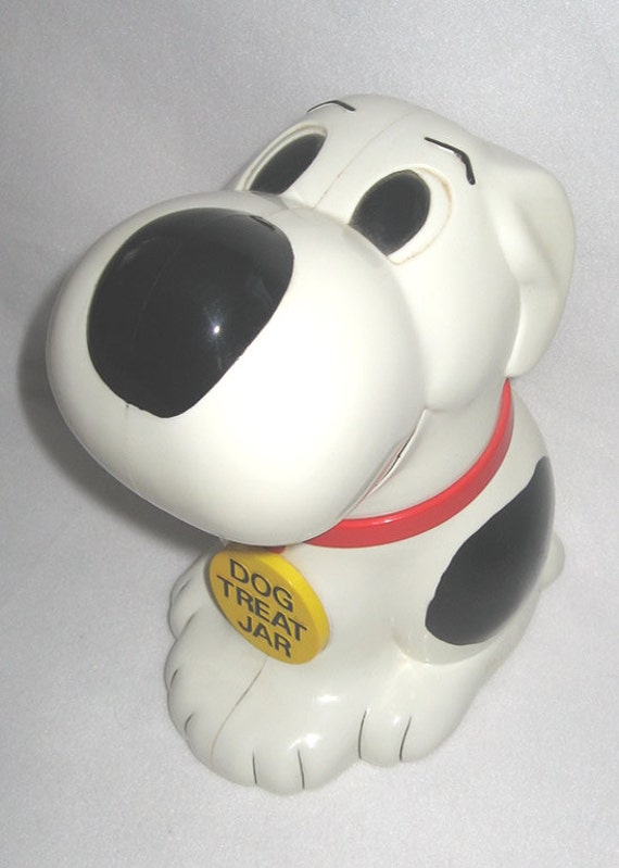 DOG TREAT JAR That Barks A Melody Vintage From 1990's