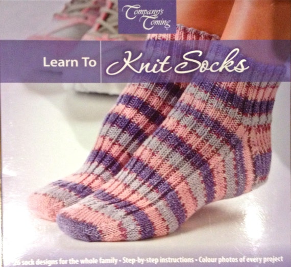 Learn to Knit Socks instruction book knitting patterns for