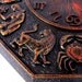 Octagonal Zodiac Clock / Plaque, Dart Industries, vintage 1969