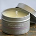SALE - Black Orchid Lily Soy Candle Tin 4 oz. - exotic spicy floral scented soy candle