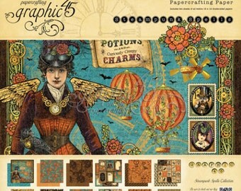 Graphic 45 "Steampunk Spells " 12 x 12 Paper Pad