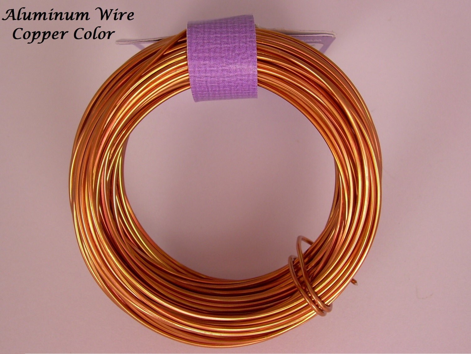 Anodized Aluminum 18ga wire 39 Ft Copper Color Soft