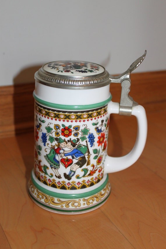 Vintage Original BMF Bierseidel West Germany Beer Stein