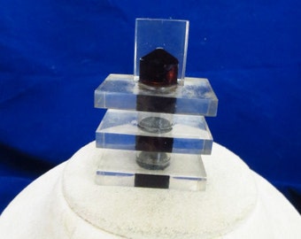 Vintage Art Glass Lucite Perfume Bottle No Perfume