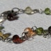 Mixed Gemstone Bracelet with Garnet, Citrine, Peridot, Sunstone
