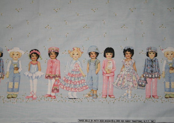 doll print fabric